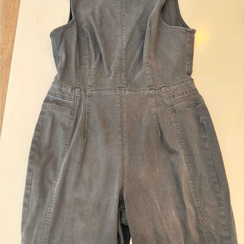 Anthropologie Gray Jumpsuit